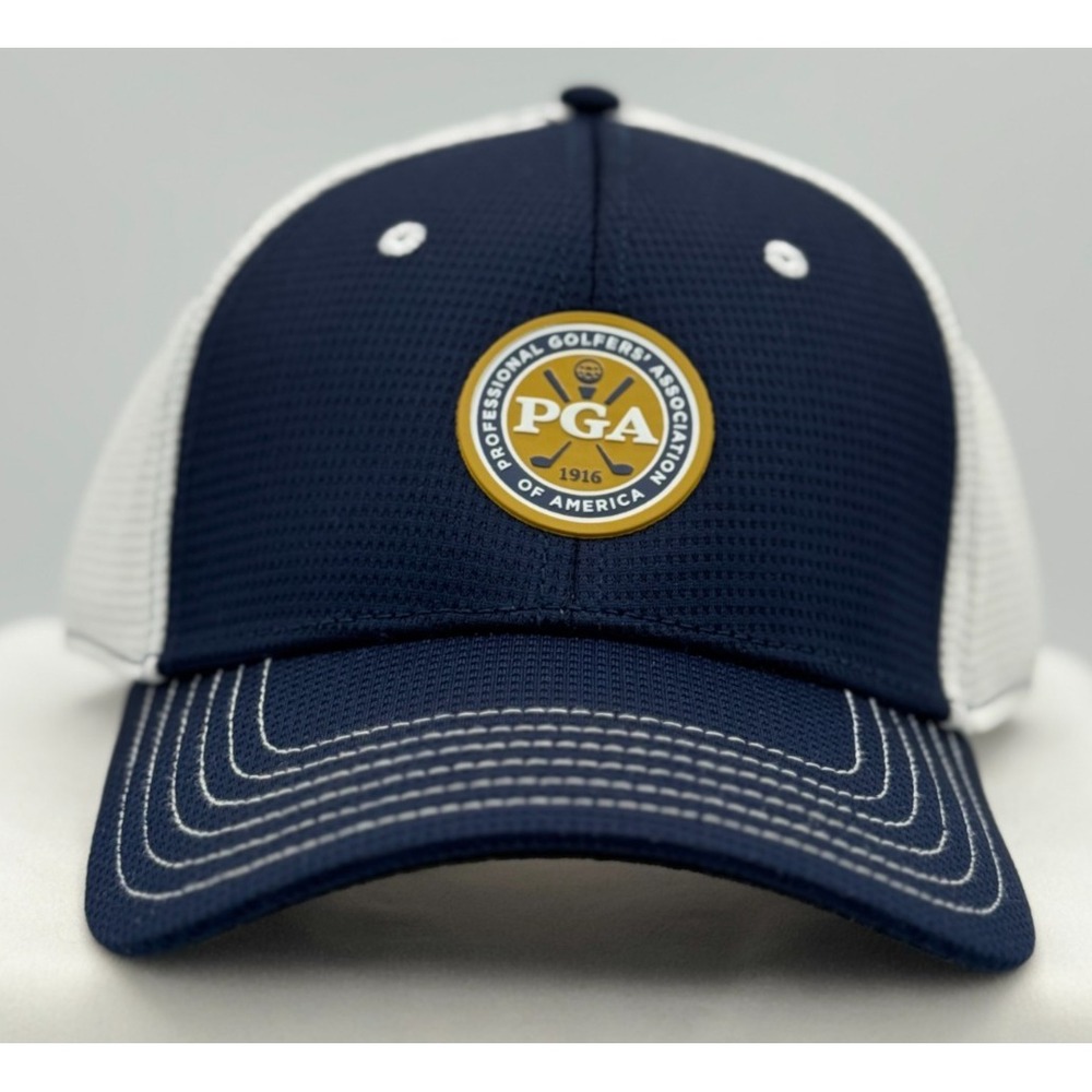 PGA Fitted Golf Hat / Cap - L / Xl - NEW - Blue / White - American Dry Goods